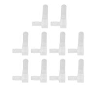 Elbow Barb Fitting 90 Degree PP Hose Connector Reducing 8x10mm 10Pcs Set for Aquarium Fish Tank Laboratory Accessories