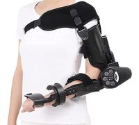 Elbow Brace Adjustable Post Op Full Length Splint Orthosis Arm Exerciser for Men and Women, Prevents Excessive Bending at Night