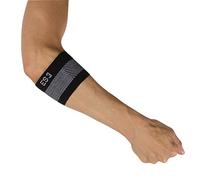 Elbow Brace by OrthoSleeve ES3 designed to prevent and relieve pain associated with Tennis Elbow, Golfer’s Elbow, General Elbow Pain and Forearm Pain - Black S