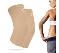 Elbow Brace Compression Sleeve (1 Pair) - Instant Support Elbow Sleeves for Tendonitis, Arthritis, Bursitis, Tennis Elbow, Golfers Elbow, Treatment, Workouts, Weightlifting, Pain Relief, Recovery