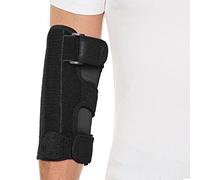 Elbow Brace for Ulnar Nerve Entrapment, Adjustable Cubital Tunnel Brace with 2 Removable Metal Splint for Sleeping, Elbow Immobilizer for Cubital Tunnel Syndrome, Ulnar Nerve Brace for Women & Men