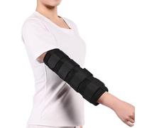 Elbow Brace Splint for Ulnar Nerve Entrapment Cubital Tunnel Syndrome for Women and Men, Arm Support Immobiliser Left & Right, for Straighten Arms to prevent Elbow Bending While Sleeping - S/ M/ L (S)