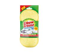 Dettol Scrubbing Pad Elbow Grease - Dual-Sided Non-Scratch, Washable & Reusable - Yellow 1 Pack