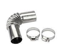 Elbow Exhaust Coupling - 24mm Elbow Exhaust Fitting, Stainless Steel Exhaust Elbow Fitting | Durrable And Leak Proof Heater Exhaust Pipe Connector, Exhaust Elbow For Car Heater