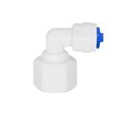 Elbow Female Thread 90 Degree RO Aquarium Accessories Quick Connector 1/8 1/4 3/8 1/2 3/4 BSP Adapter Combination Tube(Tube1l4-female3l8)