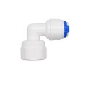 Elbow Female Thread 90 Degree RO Aquarium Accessories Quick Connector 1/8 1/4 3/8 1/2 3/4 BSP Adapter Combination Tube(Tube1l4-female1l4)
