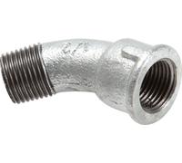 Elbow Fitting 45deg R4'' Male x Rp4'' Female Cast Iron 25bar (351.25psi)