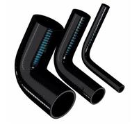 Elbow General 30mm 32mm 35mm 40mm 38mm 45mm 51mm 54mm 60mm 48mm 57mm Silicone Coolant Intercooler Pipe Tube Hose Black 90 Degree Car Air Intake Hose(90-ID 35mm 3Ply)