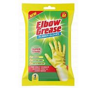 Elbow Grease 3 X Household Medium Rubber Gloves