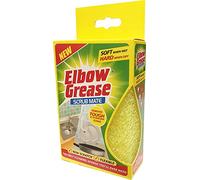 Elbow Grease 3 X Scrub Mate Non Scratch Sponge, 7cm wide x 11.5cm high x 3.5cm