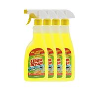 Elbow Grease All Purpose Kitchen/Floor/Tile/Wall/Bathroom/Glass/Carpet Cleaner - Elbow Grease Clothes Stain Remover - AntiBacterial Sticky Stuff Remover Spray (500 ml) (Pack of 4)