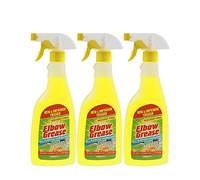 Elbow Grease All Purpose Kitchen/Floor/Tile/Wall/Bathroom/Glass/Carpet Cleaner - Elbow Grease Clothes Stain Remover - AntiBacterial Sticky Stuff Remover Spray (500 ml) (Pack of 3)