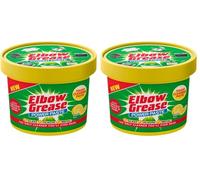Elbow Grease All Purpose Paste Bathroom Kitchen Cleaner Lemon Fresh Scent 350G (Pack of 2)