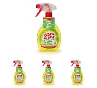 Elbow Grease Amazing Washing Up Spray Lemon Fresh, Spray, Wipe, Rinse, 500 ml (Pack of 4)