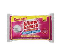Elbow Grease Anti-Scratch Sponge Scourer Pack of 2 Elbow Grease Multicolor
