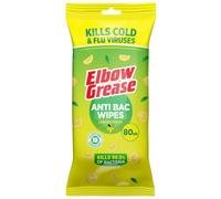 Elbow Grease Antibacterial Wipes | Lemon Fragrance (80 pack)