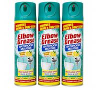 Elbow Grease Bathroom Mousse Cleaner 400ml x 3 Pack - Removes Grime & Soap Scum - Wide Area Spray