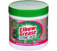 Elbow Grease Citric Acid 250g Natural 3-in-1 Limescale Remover, Degreaser & Rust Cleaner Eco-Friendly Powder for Kettles, Coffee Machines, Dishwashers, Kitchens & Bathrooms