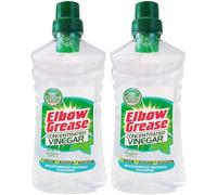 Elbow Grease Concentrated Vinegar 2 x 750ml | Natural Multi-Surface Cleaner | Powerful Degreaser, Descaler & Odour Remover | Kitchen & Bathroom Cleaning Solution