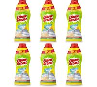 Elbow Grease Cream Cleaner with Micro Crystals, Lemon Scent, 550ml, Pack of 6