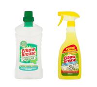 Elbow Grease De-Greaser Spray 500ml - Elbow Grease Concentrated Vinegar 750Ml All Purpose Powerful Grease & Grime Remover for Kitchen, Oven, Hob, Tiles Cleaning (PACK OF 1)