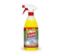 Elbow Grease Degreasers and Cleaners - Suitable for Removing Stains from Glass, Microwave, Kitchenaries, Bathroom, Fabrics, Plastics with Fresh Lemon scented Formula (1 Liter) (Pack of 1)