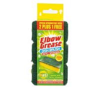 Elbow Grease Dish Brush Refill Sponges 3 Pack