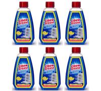 Elbow Grease Dishwasher Cleaner, Lemon Fresh, Removes Grease and Limescale, 250ml, Pack of 6