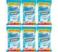 Elbow Grease Duzzit Bathroom Wipes 50 Wipes X 6