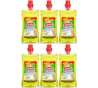Elbow Grease Floor Cleaner, Lemon Fresh Scent, Concentrated Liquid, Suitable for Tiles, Laminate and Vinyl, 1L, Pack of 6