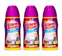 Elbow Grease Foaming Toilet Cleaner, Berry Blast Fragrance, Powder, 500g, Pack of 3, Limescale Removal