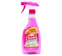 Elbow Grease Glass Cleaner Spray 500ml - Streak-Free Shine with Spring Blossom Scent - Fast Drying, Multi-Surface Window & Mirror Cleaner for Home & Car - Pink 1 Pack