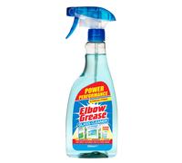 Elbow Grease Glass Cleaner with Vinegar for Windows and Mirrors, 500 ml - Window Cleaning Equipment (Pack of 1)