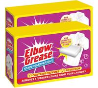 Elbow Grease Laundry Soap Bar, Stain Remover for Clothes - 2x 100g Soap Bar for Stubborn Stain Removal for Whites and Colours, Removes Grease, Oil, Sweat, No Bleach, Pre Wash Fabric Treatment
