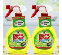 Elbow Grease LEMON Fresh Washing Up SPRAY Power Degreaser - 2 x 500ml by Krishna Stores Ltd