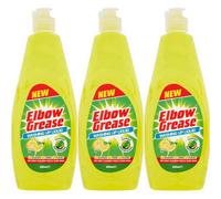 Elbow Grease Lemon Washing Up Liquid 600Ml (Pack Of 3)