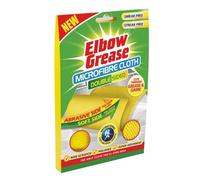 Elbow Grease Microfibre Double-Sided Cleaning Cloth in Yellow Elbow Grease Yellow