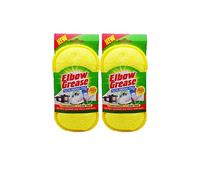 Elbow Grease No Scratch Dual Sided Abrasive Polyester Scrubbing Cleaning Pad (2 Pads)