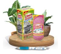 Elbow Grease Oven Cleaning Bundle - Heavy-Duty Oven Cleaner Set with Scrubbing Pad & Bonus Sinta Gifts Pen - Tackle Burnt Grease, Grime & Stains with Ease - 500ml Kit