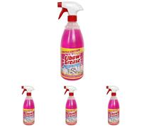 Elbow Grease Pink All Purpose Degreaser 1L Xtra Large Spray Bottle, Multi-Use Cleaner 1 L (Pack Of 4)