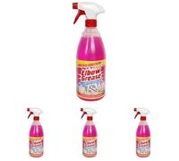 Elbow Grease Pink All Purpose Degreaser 1L Xtra Large Spray Bottle, Multi-Use Cleaner 1 L (Pack Of 4)