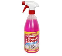 Elbow Grease Pink All Purpose Degreaser Spray - Extra Large (1 Litre) | Removes Grease & Oil from Kitchen & Bathroom Surfaces, Outdoor, Vehicles & Fabrics