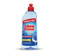 Elbow Grease Rinse Aid | Streak Free Fast Drying Formula | Prevent Water Marks & Film - Brilliant Shine & Glass Protection (Lemon Fresh, 500ml)