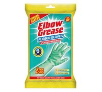 Elbow Grease Rubber Gloves for Bathrooms - Blue - Size: 10 x 24 x 7cm - Wilko