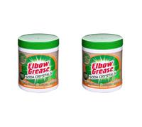 Elbow Grease Soda Crystals - 100% Natural Multi Purpose Cleaner (500g) (Pack of 2)