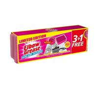 Elbow Grease Sponge Scourers (Pack Of 4) Pink (One Size)