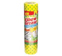 Elbow Grease Super Size Power Cloths with Scrub Dots (Yellow, 7 Pack)