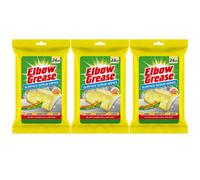 Elbow Grease Surface Scrub Cleaning Wipes 24 Pack - Pack Of 3