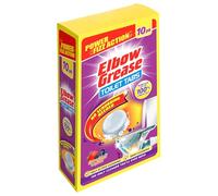 Elbow Grease Toilet Cleaning Tabs - No Scrubbing Needed | Removes Up To 100% Limescale (Berry Blast - Pack of 10 Tablets)