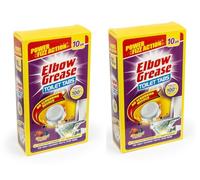 Elbow Grease Toilet Tablets, Berry Blast Scent - 2 Packs of 10 x 30g